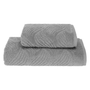 Soft Cotton Sada Ručníků WAVE 50x100 cm + 75x150 cm. Ručník a osuška o gramáži 500 g/m2 . Je vyroben ze 100% česané bavlny, takže skvěle saje vlhkost a rychle prosychá