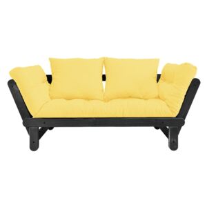 Canapea extensibilă Karup Beat Black/Yellow