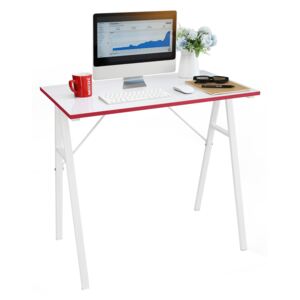 Birou computer, alb / roşu, RALDO