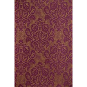 Tapet textil din vascoza si poliester culoare violet - M8518