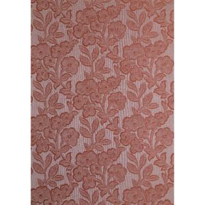Tapet textil din vascoza si poliester culoare rosu - M8563