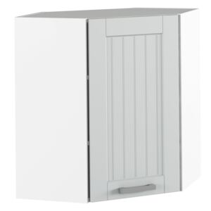 Dulap superior, gri deschis/alb, JULIA TYP 10
