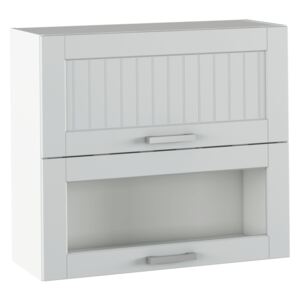 Dulap superior, gri deschis/alb, JULIA TYP 13