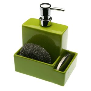 Dispenser sapun cu suport burete Versa Greeny