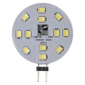 Bec cu LED SMD G4 tip disc 2W ( 20w) lumina calda