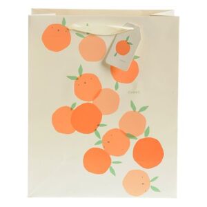 Punga de cadou cu design portocale 32x26 cm
