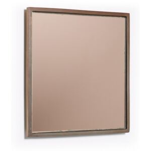 Oglinda patrata din sticla 25x25 cm Copper Mecata La Forma