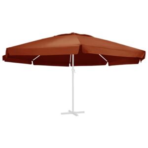 Pânză de schimb umbrelă de soare de grădină cărămiziu 600 cm