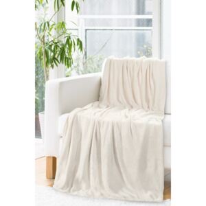 Pătură caldă de culoare crem Lăţime: 150 cm | Lungime: 200 cm