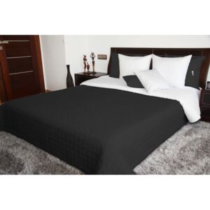 Cuvertură de pat cu două fețe culoarea alb-negru Lăţime: 75 cm | Lungime: 160 cm