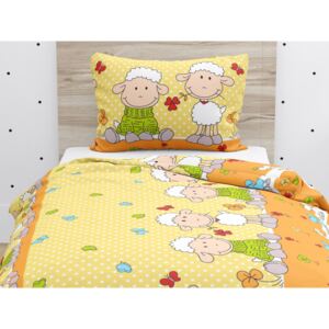 Goldea lenjerie de pat din bumbac pentru copii - model 608 140 x 200 și 70 x 90 cm