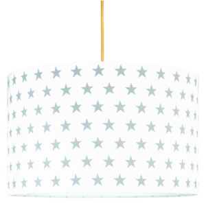 Lampă textilă de agățat gri – model cu stele