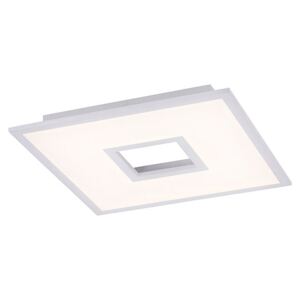 Lampă de plafon de design alb 45 cm incl. LED și dimmer RGB - Plăci