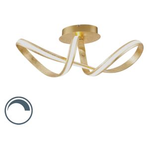 Plafoniera design auriu cu LED - Belinda