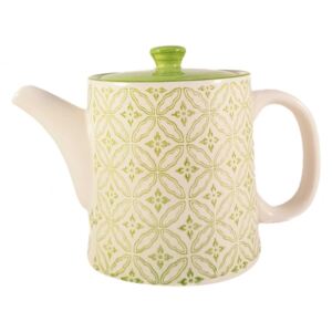 Ceainic French Clasic din Ceramica Verde deschis 700 ml