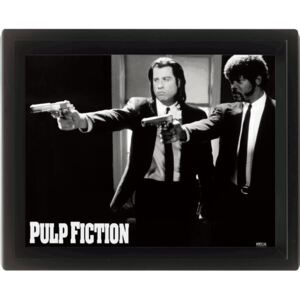 PULP FICTION - guns Poster 3D înrămat, (25 x 20 cm)
