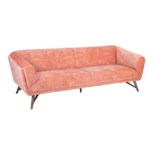 Canapea textil roz cu 3 locuri Sofa Pink