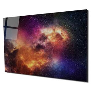 Tablou din sticla acrilica - night sky nebula