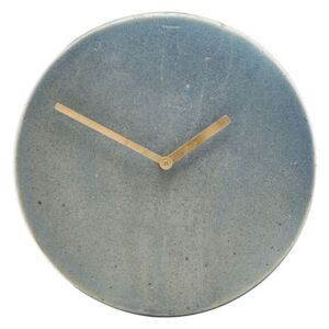 Ceas din ceramica albastra pentru perete 22 cm Metro House Doctor