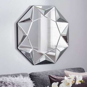 OGG110 - Oglinda perete ornamentala dormitor, living, baie - Argintie 3D