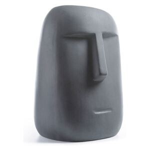 Figurina din ciment gri 47 cm Moai La Forma