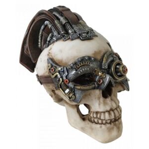 Statueta craniu steampunk Dreadlock Device 18.5cm