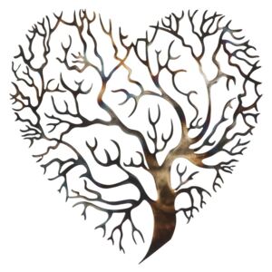 Placheta decorativa perete Copacul vietii - Iubire infinita