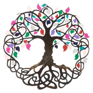 Placheta decorativa perete Copacul vietii - Bucurie