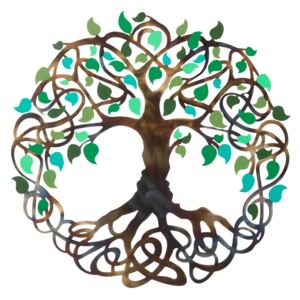 Placheta decorativa perete Copacul vietii - Seninatate