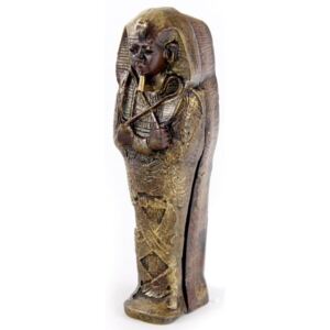 Statueta egipteana Sarcofag cu Mumie 10 cm