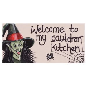 Placuta decorativa Welcome To My Cauldron