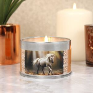 Lumanare parfumata, design Anne Stokes - Glimpse of a Unicorn - santal
