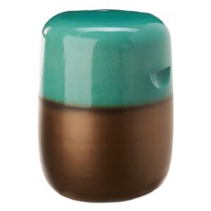 Taburet rotund verde/maro bronz din ceramica 33 cm Pill Pols Potten