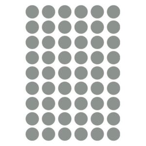 Sticker gri pentru perete Mini Dots Grey Ferm Living