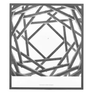 Tablou alb negru cu rama metalica 37x32 cm Prospections 01 House Doctor
