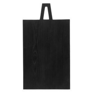 Tocator din lemn negru 45x25 cm Black L HK Living