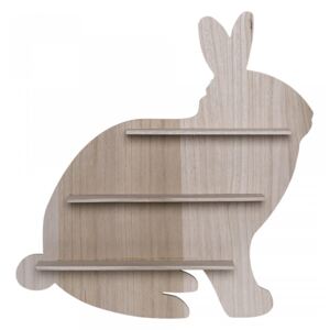 Raft maro din lemn 50 cm Rabbit Bloomingville