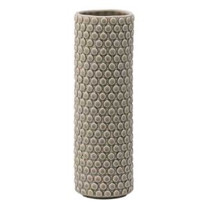 Vaza gri din ceramica 25 cm Cilinder Bloomingville