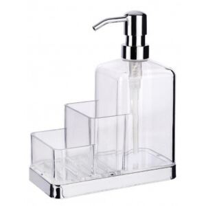 Dispenser detergent vase 580 ml si suport burete Clarido Wenko