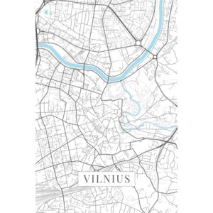 Harta orașului Vilnius white