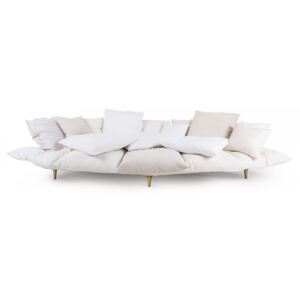 Canapea alba din textil 300 cm Comfy Sofa Seletti
