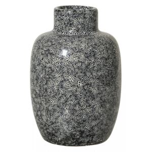 Vaza neagra din ceramica 11 cm Black Bloomingville