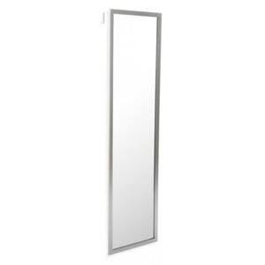 Oglinda dreptunghiulara argintie din sticla 30x120 cm pentru usa Mirek Door Versa Home