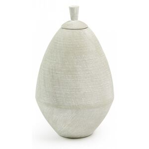 Vaza gri deschis din ceramica 26 cm Ades La Forma