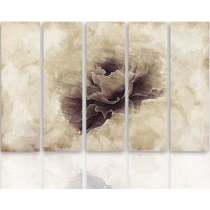 CARO Tablou pe pânză - Gray Flower 100x70 cm