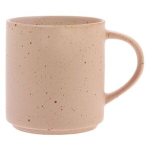 Cana cu toarta pentru cafea din ceramica 7,4x8 cm Specked Nude HK Living