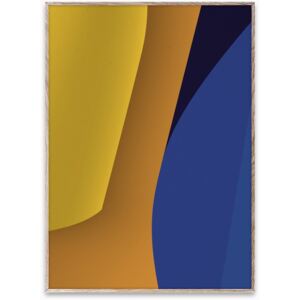 Tablou cu rama stejar 50x70 cm Colour Fold 03 Paper Collective