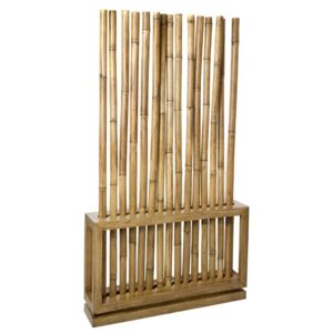 Paravan din lemn mindi 100x179 cm Bamboo Santiago Pons