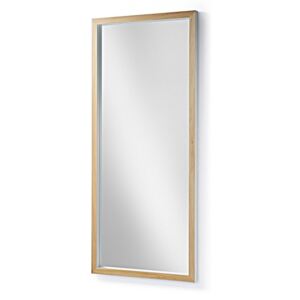Oglinda dreptunghiulara maro/alb din lemn 78x178 cm Drop La Forma
