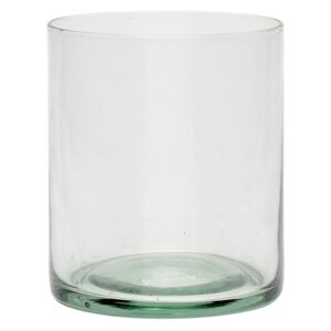 Suport lumanare verde din sticla 10 cm Alessa Hubsch
